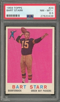 1959 Topps Football #23 Bart Starr – PSA NM-MT+ 8.5